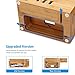 AMIR Bamboo Charging Station, Multi Device Charging Station with Three USB Port, Wood Organizer Dock for iPhone X / 8 / 7 / 6 / 5s & 38mm / 42mm Apple Watch Charger, Cradle for Most Smartphones