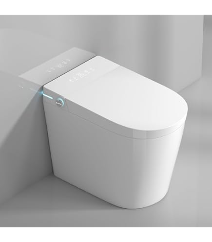 WinZo Square Sart Toilet With Tank Built-in,Square With Auto Flush, Rectagnle Heated Bidet