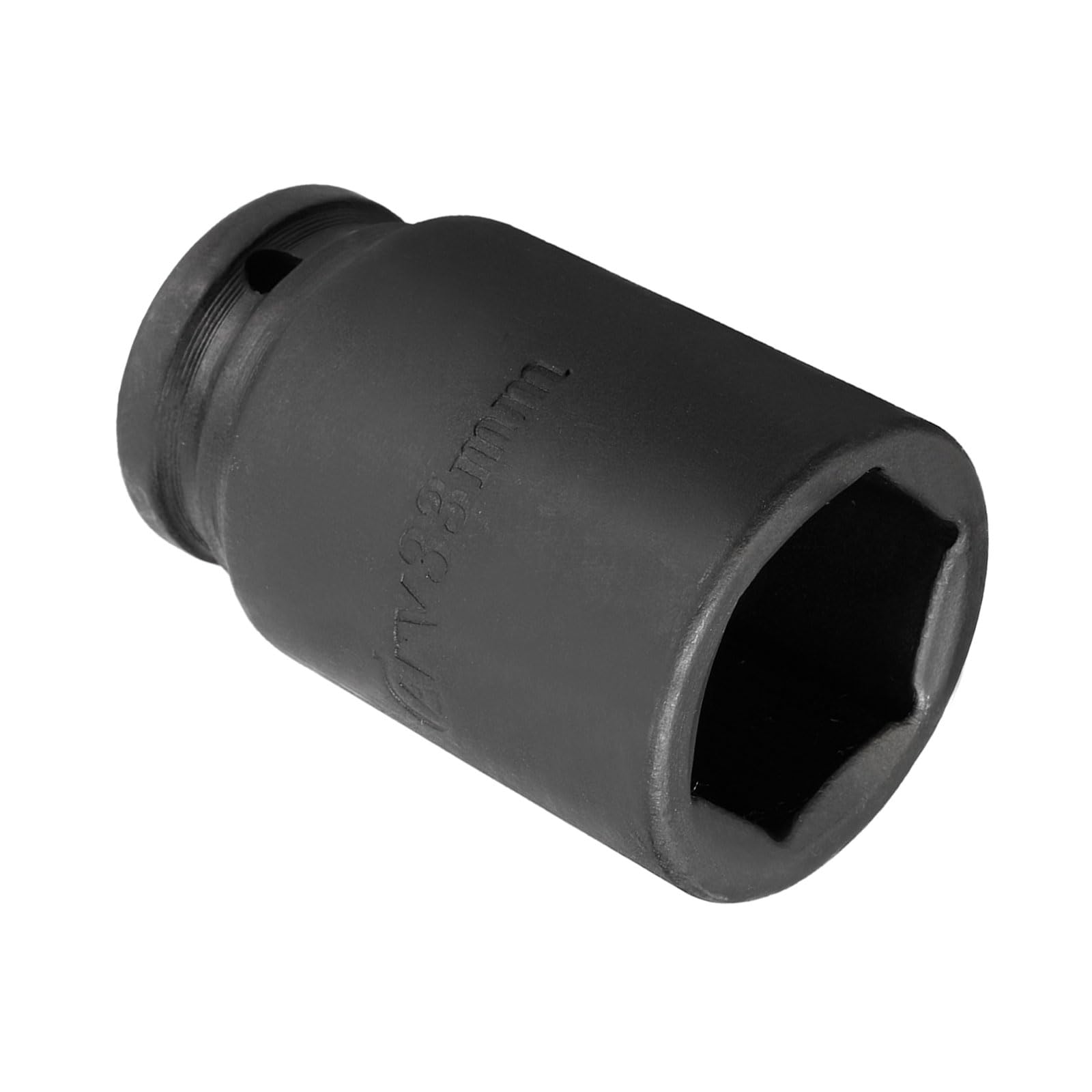 CoCud Deep Impact Socket, 3/4" Drive 33mm Socket 78mm Length, Cr-V 6 Point Black - (Applications: for DIY Hand Making)
