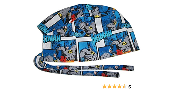 Scrub Hat Superhero Comic Books Cotton 