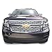 Chrome Grille Overlay (2 Pieces Kit) is compatible with 2015 2016 2017 2018 2019 2020 Chevy Tahoe Suburban LS /LT