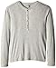 Calvin Klein Jeans Men's Long Sleeve Mixed Rib Henley