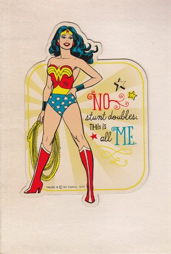 Greeting Card Birthday Wonder Woman Happy Birthday To A Sister