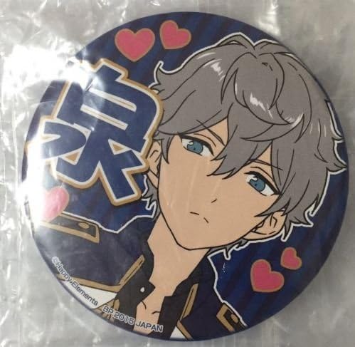 Ensemble Stars Izumi Sena pushing cans badge Ansuta