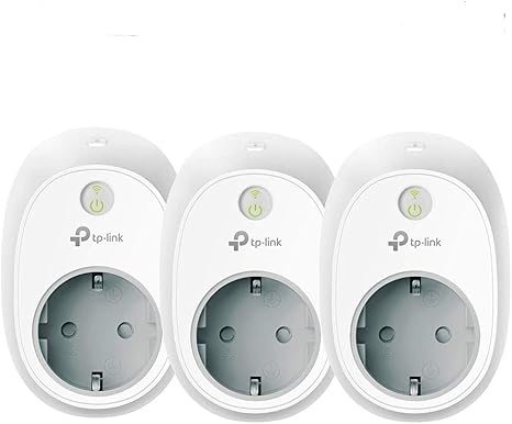 TP Link hs100p3Kasa Smart Wi Fi Enchufe no Requiere Hub 3Unidades
