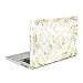 GMYLE MacBook Air 13 Case, Hard Case Print Frosted for MacBook Air 13 inch (Model: A1369 and A1466) - White Swirling Paint Pattern Rubber Coated Hard Shell Case Cover