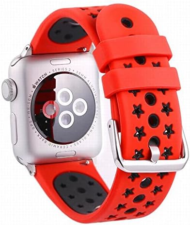 For Apple Watch Bands ,Copbis Silicone Replacement Straps and Sport Watch Wristband for Iwatch Bands