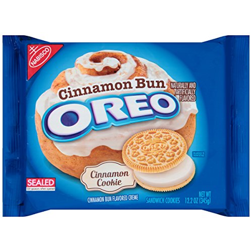 Amazon Com Oreo Cinnamon Bun Sandwich Cookies 12 2 Ounce Grocery Gourmet Food