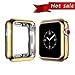 top4cus 38mm Cover Environmental Soft Flexible TPU Anti-Scratch Lightweight Protective 38mm Iwatch Case Compatible with Apple Watch Series 11/10 Series 9/8/7 Series 6/SE/5/4 Series 3/2/1 - Gold