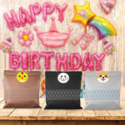 5 Animal+Sticker+Perforated+200Pcs+Party