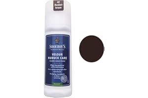 Shoeboy's Dark Brown Suede Leather Dye. Waterproofs & Renews Color For Designer Suede Shoes & Handbags.