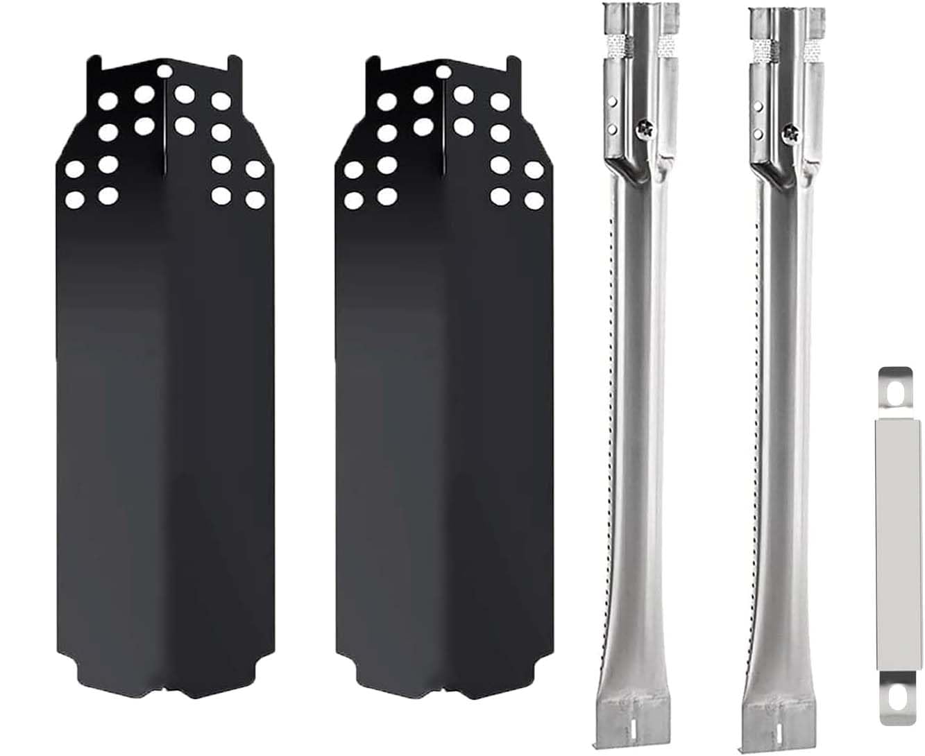 Photo 1 of BBQ-PLUS Grill Parts for Charbroil Classic 280 2 Burner 463613717 463647018 463672717 463672817 G215-0203-W1 G320-0200-W1A,Heat Plates/Grill Burner/Carryover Tube for Charbroil Classic Grill Parts