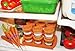 Sprout Cups Baby Food Storage 2oz Containers w Lock-in-Place Storage Tray & Lids (12pk) -The Stackable, Datable, Dry-Erasable, Leakproof BPA-Free Jars, Freezer, Microwave & Dishwasher Safe, Gift