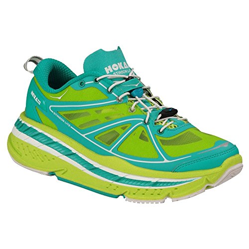 Hoka One One Men's Stinson Lite Running Shoes Acid/Aqua/White 9.5 B(M) US