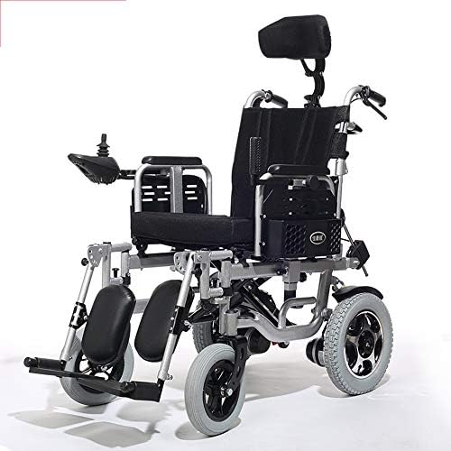 Lightweight Wheelchair, Electric Wheelchair Open/Fold in 1 Second Lightest Most Compact Power Chair Drive with Electric Power Or Manual Wheelchair Up Range for Disabled Elderly