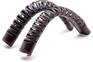 Jiesinlov 2Pcs Bag Handle Wrap Covers for Speedy 25 30 35,Vachetta Leather Grip Protector Strap,Stain and Abrasion Resistant(Coffee)