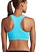 Jockey Women's Bras Zip Front Sports Bra, Tibetan Turquoise, L