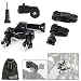 EEEKit Motorcycle Cycling Riding Bicycle Bike MTB HandleBar Mount Kit for Gopro Style and1/4 inch Mounting Action Camera