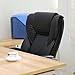YAMASORO Leather Office Chair High Back Computer Gaming Desk Chair Executive Ergonomic Lumbar Support Black