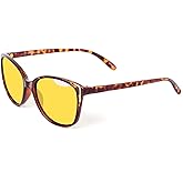 Face Shadow Night Driving Glasses for Women Polarized UV400 Protection HD Night Vision