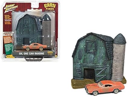 Amazon Com Johnny Lightning 1 64 Dioramas 2018 Release 4 Barn