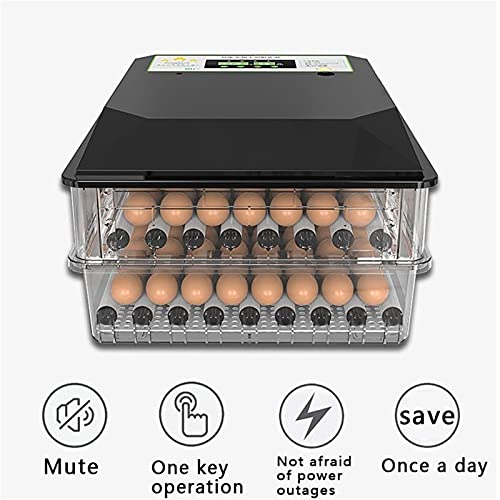 Hühnereier Brutmaschine 48 Digitaler Vollautomatischer Inkubator Automatischer Clear Egg Inkubator zum Schlüpfen von… – Bild 4