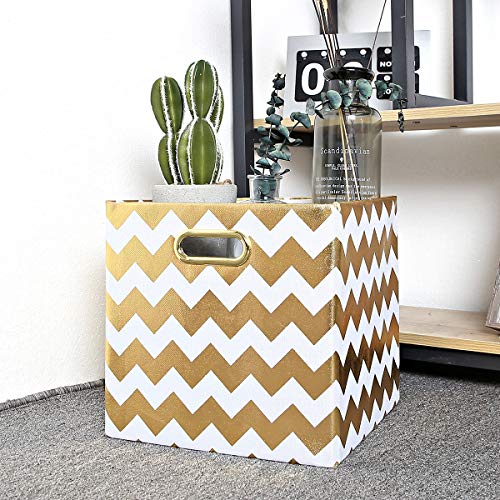 BAIST Cube Storage Bins 11x11'' Large Foldable Storage Cubes Decorative