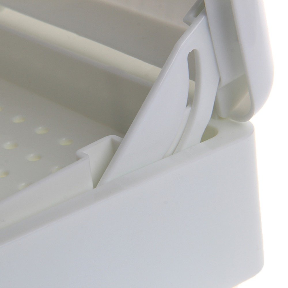 Pinkiou Nail Tool Clean Box Plastic Nail Tray for Alcohol Cleaning Container for Nipper Clipper Cutter Manicure Tools Nail Art Equipment for Salon SPA : Beauty