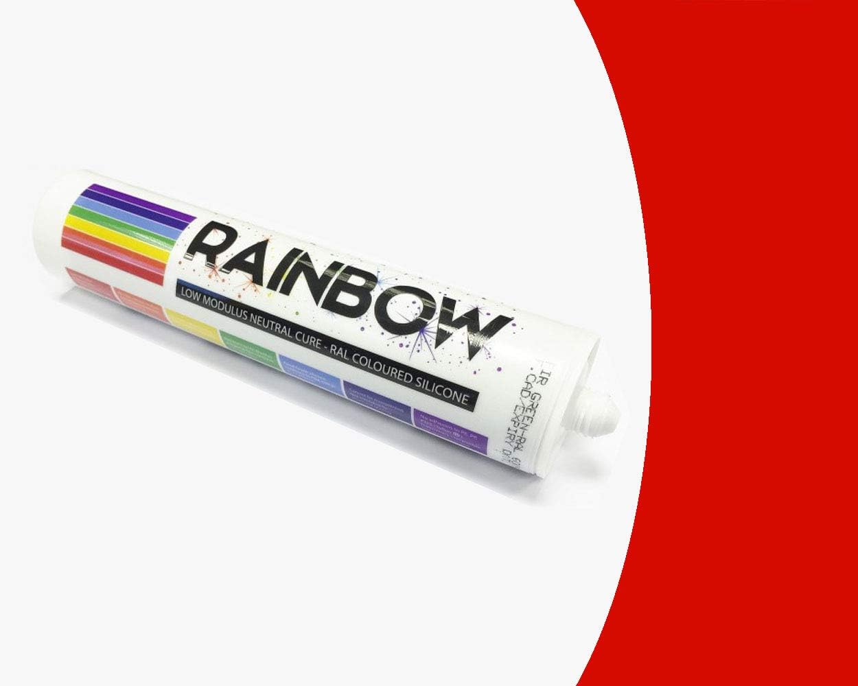 Traffic Red Premium Coloured Silicone Sealant RAL 3020 310ml, Traffic Red RAL 3020, 310ml tube - Image 3