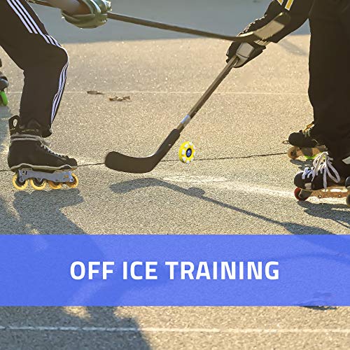 Proguard Sports Roller Hockey Puck, ProPuck Hockey Puck with Wheels and