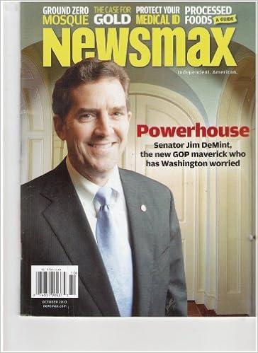 Newsmax Magazine Powerhouse Senator Jim Demint October 2010 Amazon Com Books