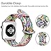 Fintie Band for Apple Watch 44mm 42mm, Premium PU Leather Patterned Replacement Wrist Strap for Apple Watch Series 4 (44mm) / Series 3 2 1 (42mm) All Models Men & Women - Love Tree