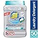 all Powercore Pacs Laundry Detergent Plus Removes Tough Odors, Tub, 50 Count