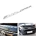 8-letter/set Silver Chrome Finish Front Hood 3D Letters Stickers Fit For 2011-up Ford Explorer