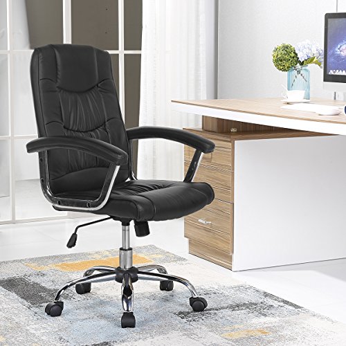 Buy YAMASORO HighBack Office Conference Drafting Chair, Bonded PU