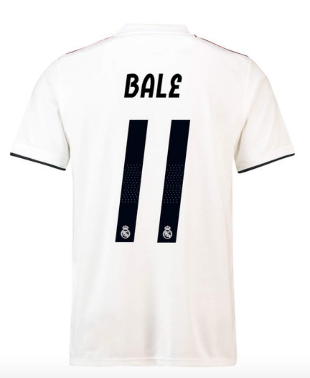 bale real madrid jersey