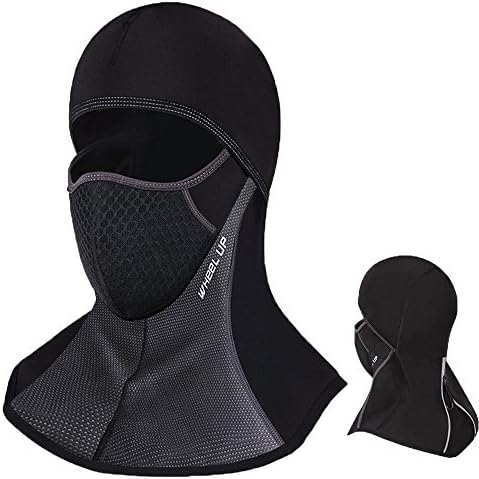 Avanigo Balaclava Warm Ski Mask Full Face for Motorbike Snowboard with Filter and Back Zipper, Fleece Ski Mask in Cold Weather