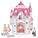 CubicFun 3D Kids Puzzle Princess Doll House with Crystal Gems for Girls and Adult, Valentine's Gifts for her and Kids, Princess Birthday Party