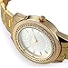 Tzou Mens Gold Watches Diamond Dial Gold Steel Analog Quartz Wrist Watch