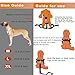 CROPAL Dog Leash Harness with Traffic Handle, Reflective, Super Soft, Double Layer and Adjustable Heavy Duty Dog Leash Collar for Medium and Large Dogs