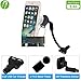 AIRENA Gooseneck Cell Phone Holder for Car, Car Phone Mount with 3.4A Dual USB Charging Ports for iPhoneXS XS Max XR X 8 7 6s 6 5s Samsung Note 9 8 7 S9 S8 S7 Google Nexus (Dual USB Port)