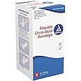 Dynarex Unna Boot Bandage, Individually Packaged, Provides Customized Compression as Treatment for Leg Ulcers with Zinc Oxide, Soft Cast, White, 4” x 10 yds, 1 Bandage