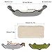 LAYOPO 14 in 1 Cat Window Mounted Bed,Indoor Pet Kitty Window Sill Perch Hammock Resting Seat Lounger,with 3 Suction Cups and Mat,Hanging Space Saving, for Any Glass Window Or Door