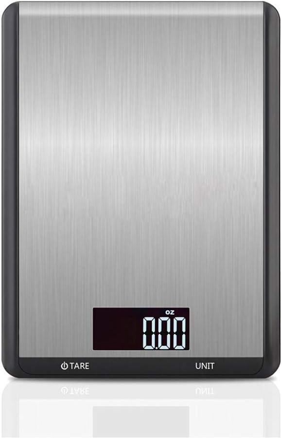 Food Scale Digital Kitchen Scale Ounces 22lbs/10kg Capacity Large LCD Display Tare Function Ultra Slim Multifunction Electronic Scale for Fruits,Milk,Cooking,Baking