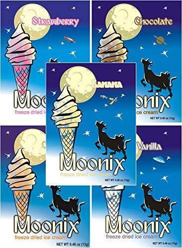 Moonix Freeze Dried Ice Cream VARIETY 25ct (Banana Split)