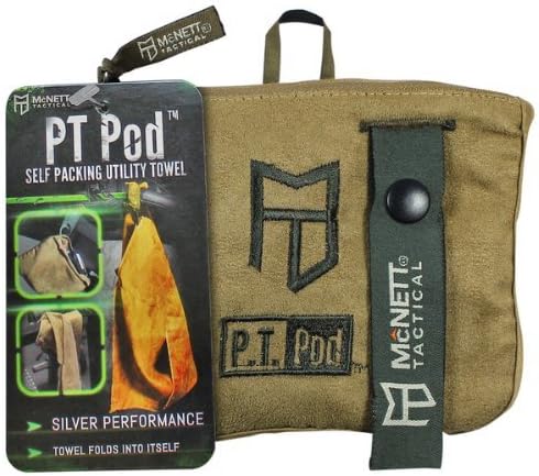 McNett Tactical PT POD Microfiber Utility Towel, Coyote by McNett Tactical