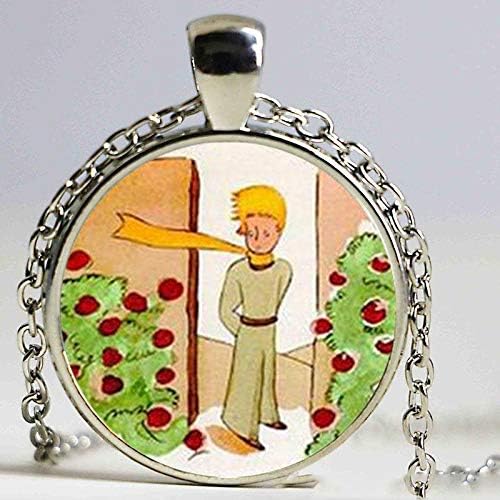 The Little Prince Necklaces Pendants The Little Prince Jewelry Gifts for Children Glass Dome Choker Necklace Women Men