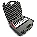 CASEMATIX Studiocase Travel Studio Hard Case Compatible with Alesis Sr18 or Sr16 Drum Machines, 25 Key Mini Akai Professional Mpk Midi or IK iRig Keys 2 Mini and Accessories in Customizable Foam
