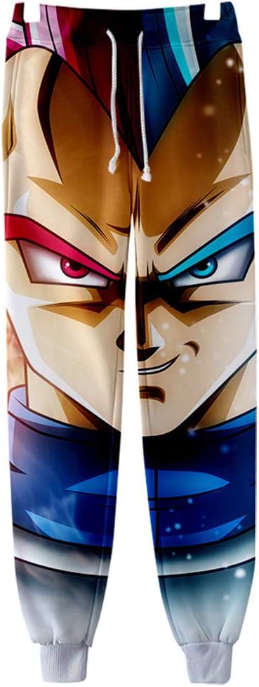 Fbestfan Men/Women 3D Joggers Pants Dragon Ball Goku Super Saiyan Vegeta Trousers Sport Track Sweatpants Baggy Ahegao