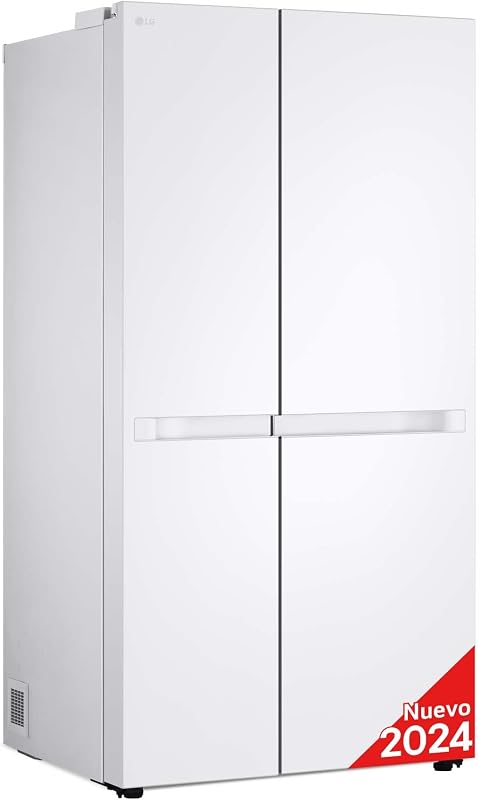 Lg gsbc40swpe - geladeira lado a lado, série 400, resfriamento linear, fluxo de ar múltiplo, classificação e, 662 l, branco